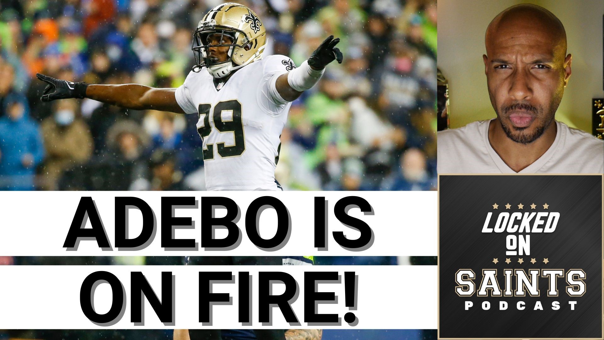 New Orleans Saints Paulson Adebo is leaving no room for doubt that he is  CB2