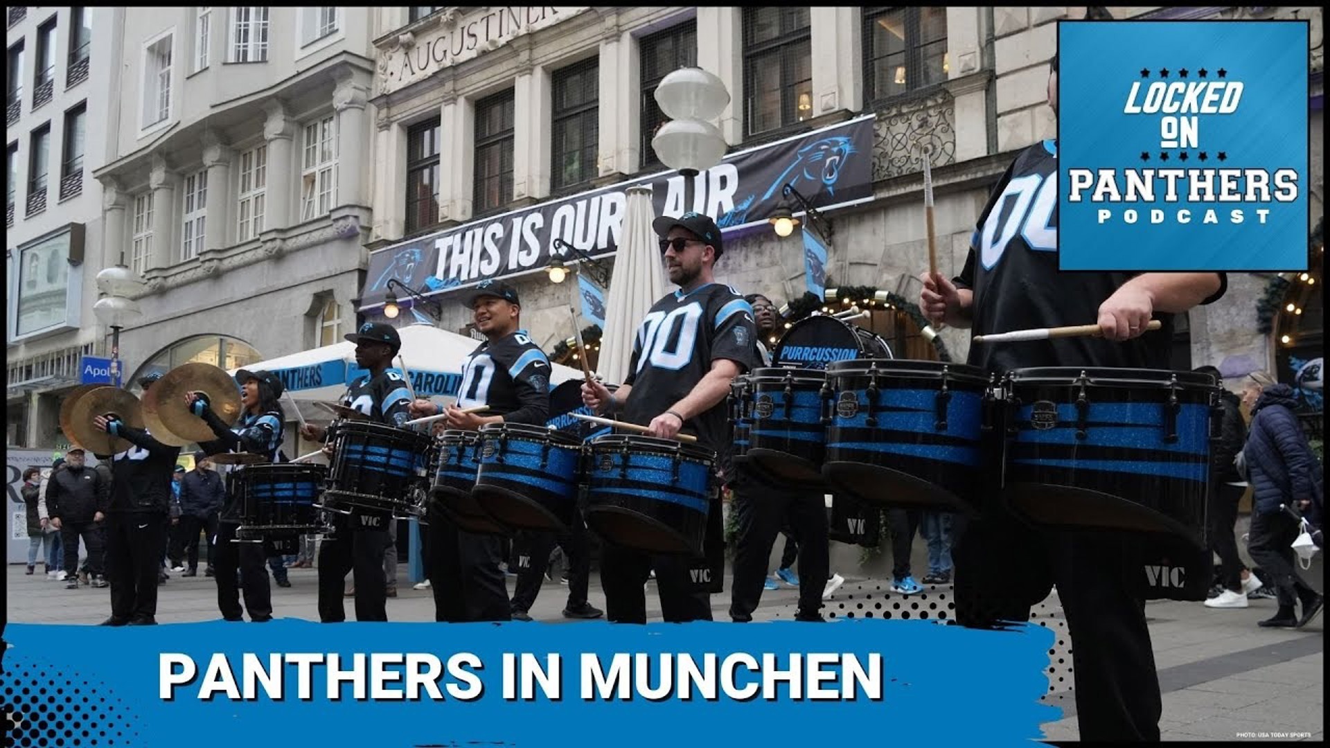 The Carolina Panthers "host" the New York Giants on Sunday in Munich, Germany.