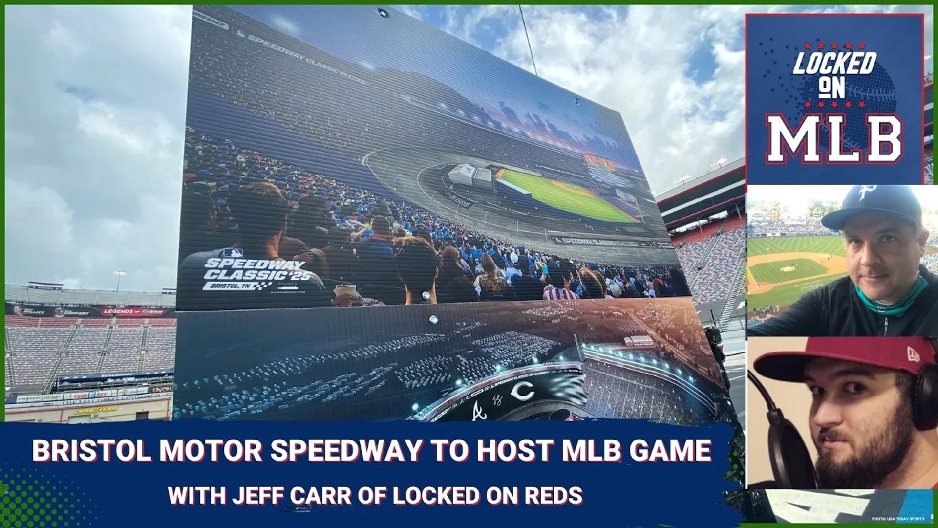 In 2025, the Reds and the Braves will play a regular season game at Bristol Motor Speedway in Bristol Tennessee.