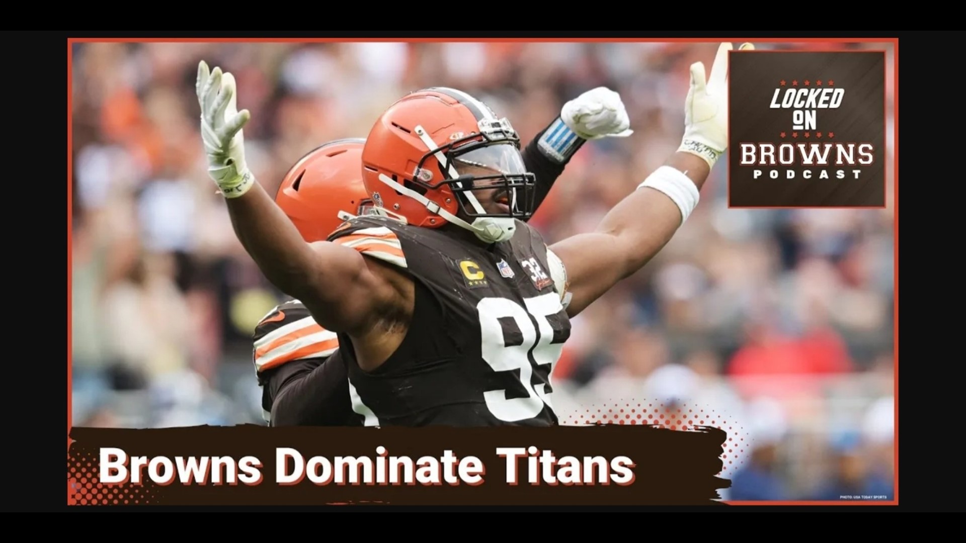 The Cleveland Browns lead by Deshaun Watson and Myles Garrett totally dominate the Tennessee Titans to move into a tie for first place in the AFC North.