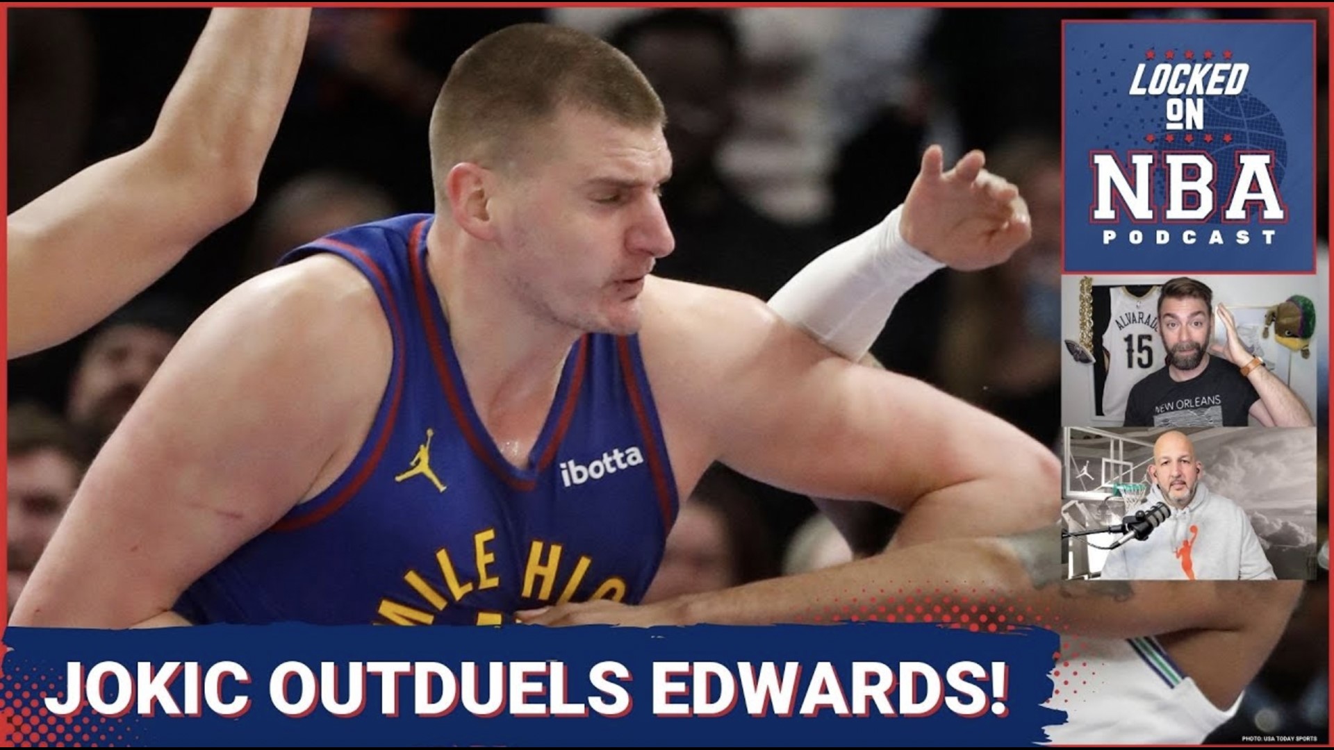 Nikola Jokić and Anthony Edwards faced off in a pivotal game for playoff seeding with Jokic coming out on top.