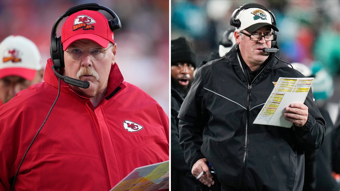 Pederson, Reid face off again as Jags visit KC for playoffs