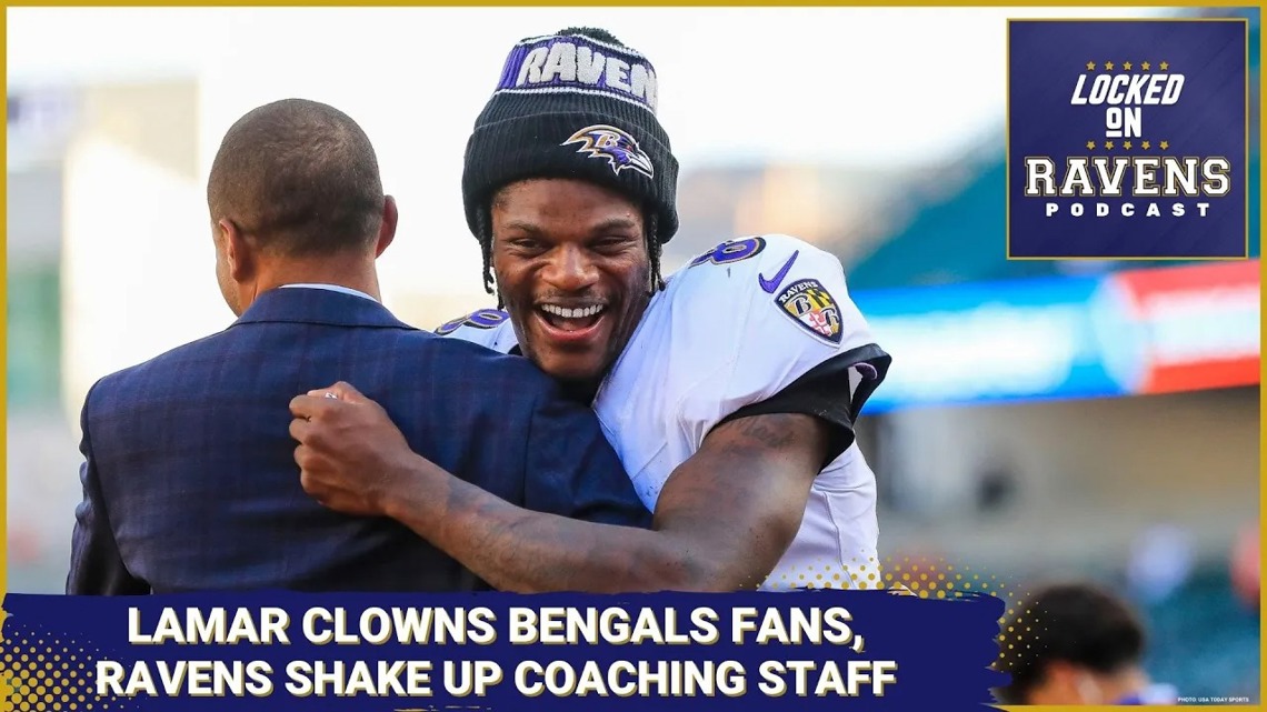 Lamar Jackson clowns Bengals fans, Baltimore Ravens shake up coaching