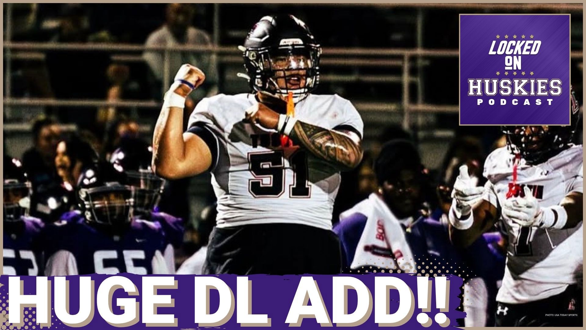 HIGH-END Defensive Tackle Jon Ioane COMMITS To Washington Huskies,  CORNERSTONE DL Addition