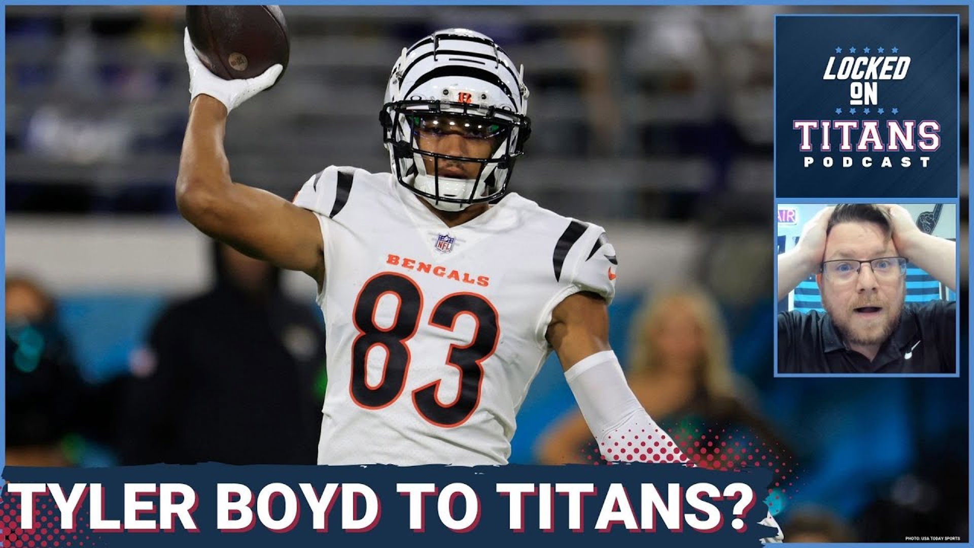 The Tennessee Titans look like they will be signing Tyler Boyd and the wide receiver immediately would become the third best receiver on the team
