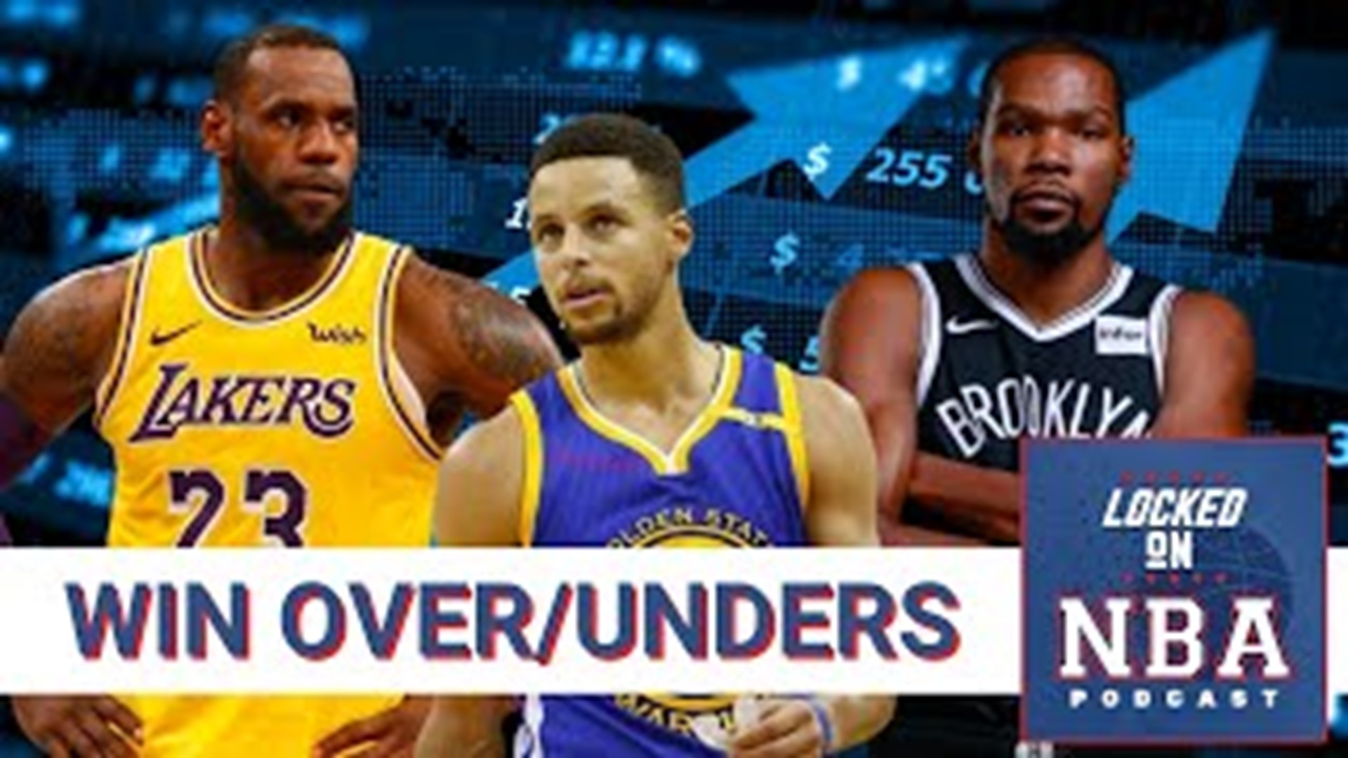 Buying and Selling NBA Win Total Projections, LAKERS, WARRIORS, CELTICS  AND NETS