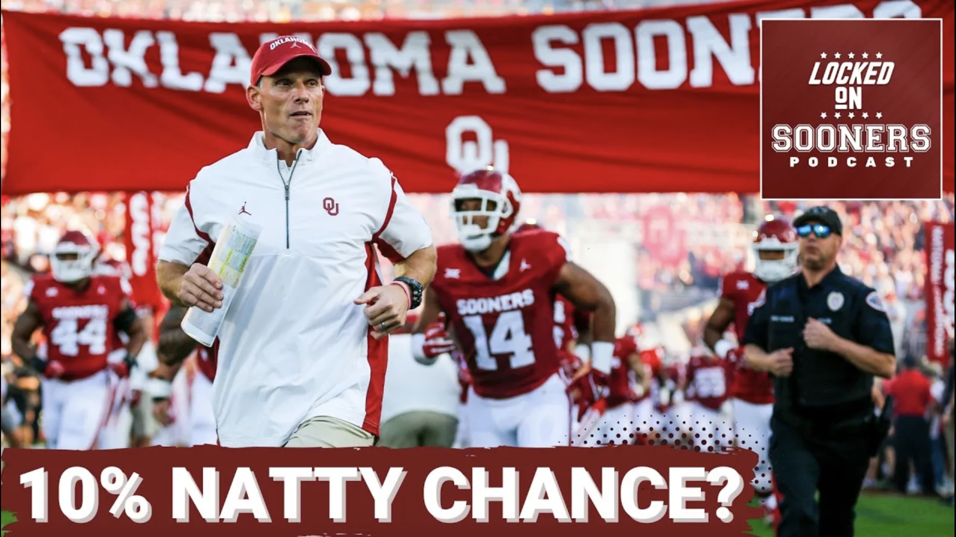 Greg McElroy of ESPN gives the Oklahoma Sooners a 10% chance to win the national title under Brent Venables. Is that high or low or just right?
