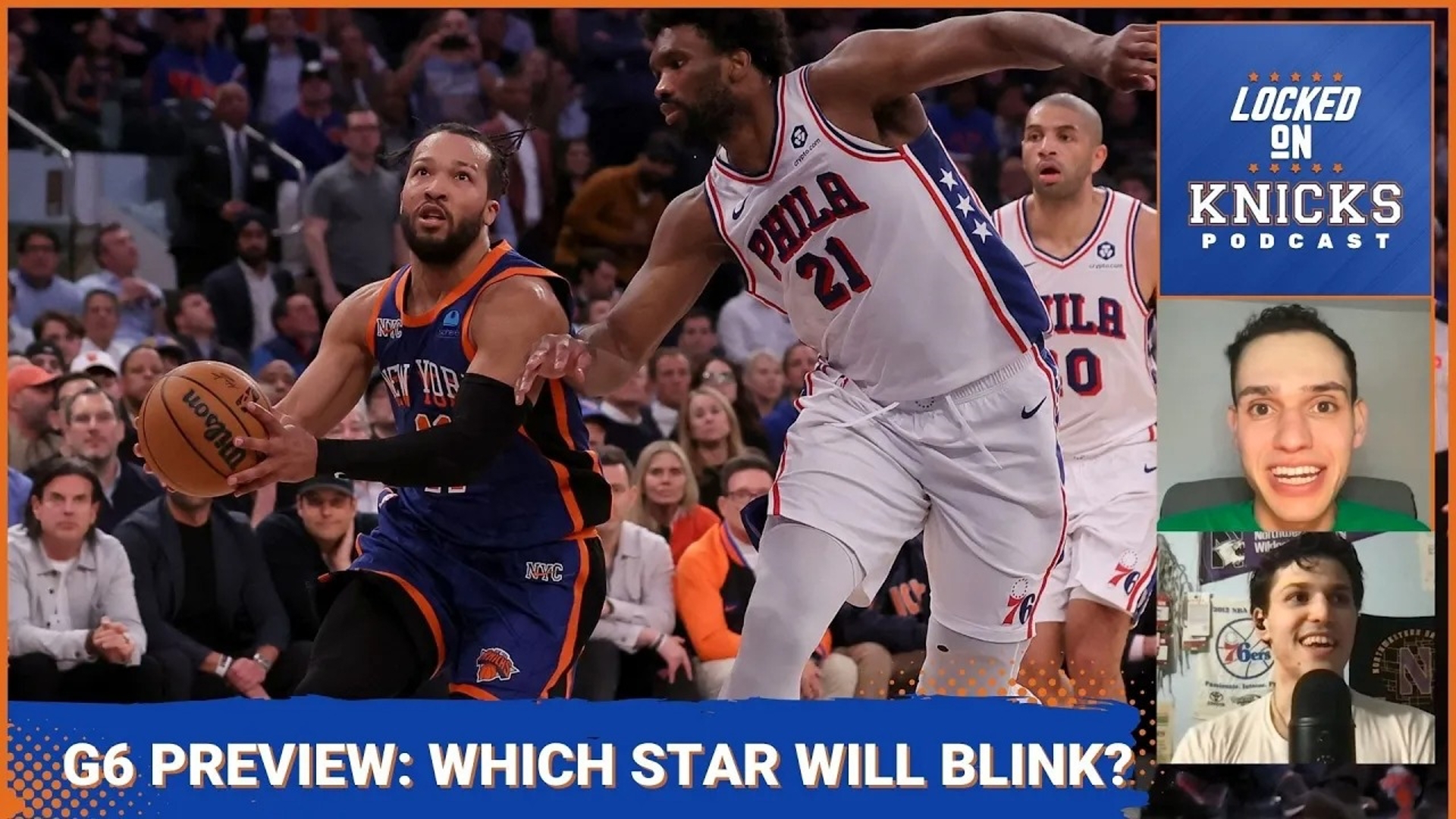 Which superstar will blink first?