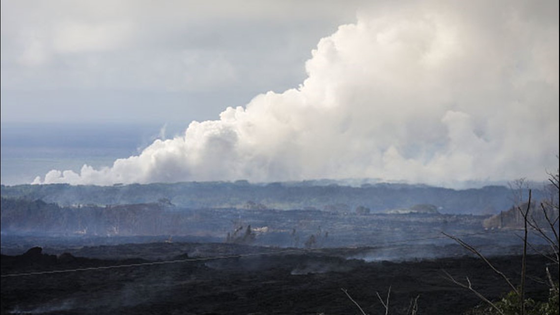 Lava From Kilauea Volcano Enters Ocean Creates Toxic Cloud Wcnc Lava From Kilauea Volcano Enters Ocean Creates Toxic Cloud Wcnc