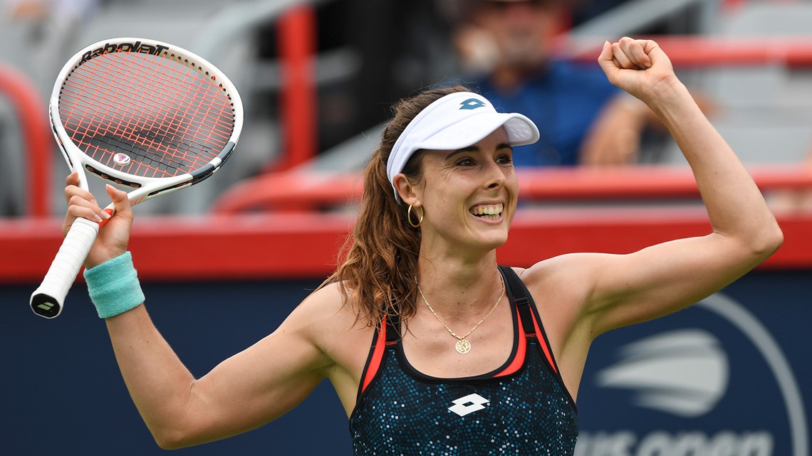 Alize is surprised her shirt change has blown up at US Open