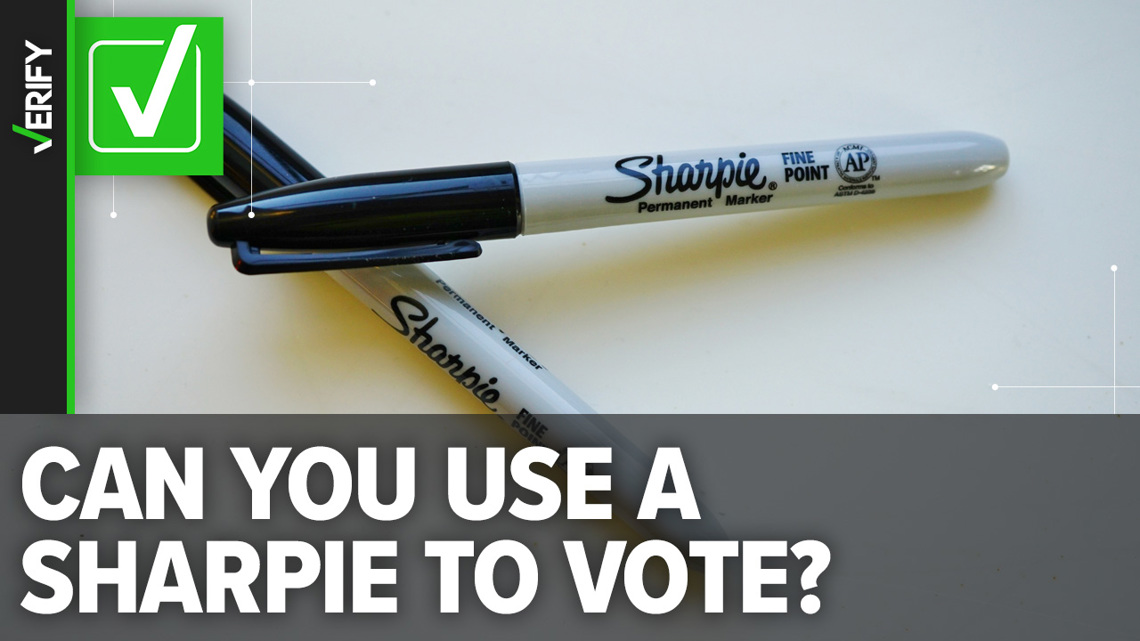 Can you use a Sharpie on your ballot?