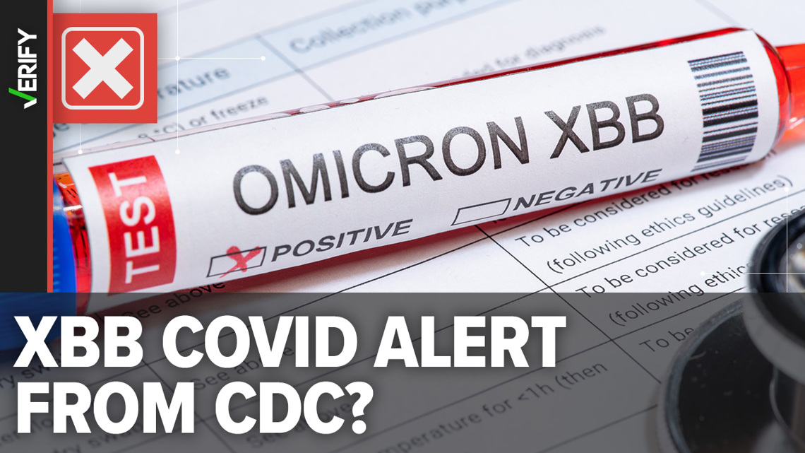 A health advisory about the COVID-19 xbb variant has not been issued by the CDC | wcnc.com