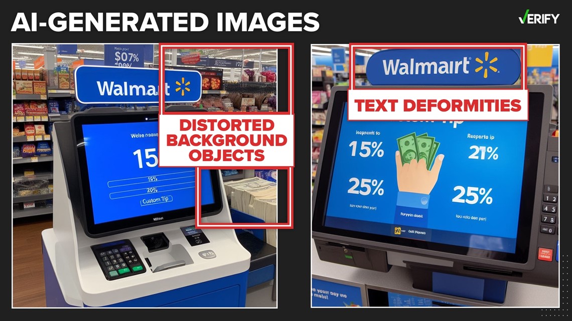 HDR image, Walmart store cashier check out lane, impulse item