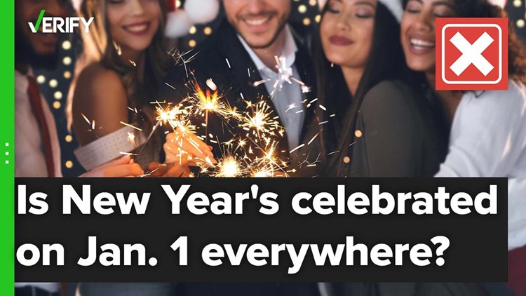 Not everyone celebrates New Year's on January 1st
