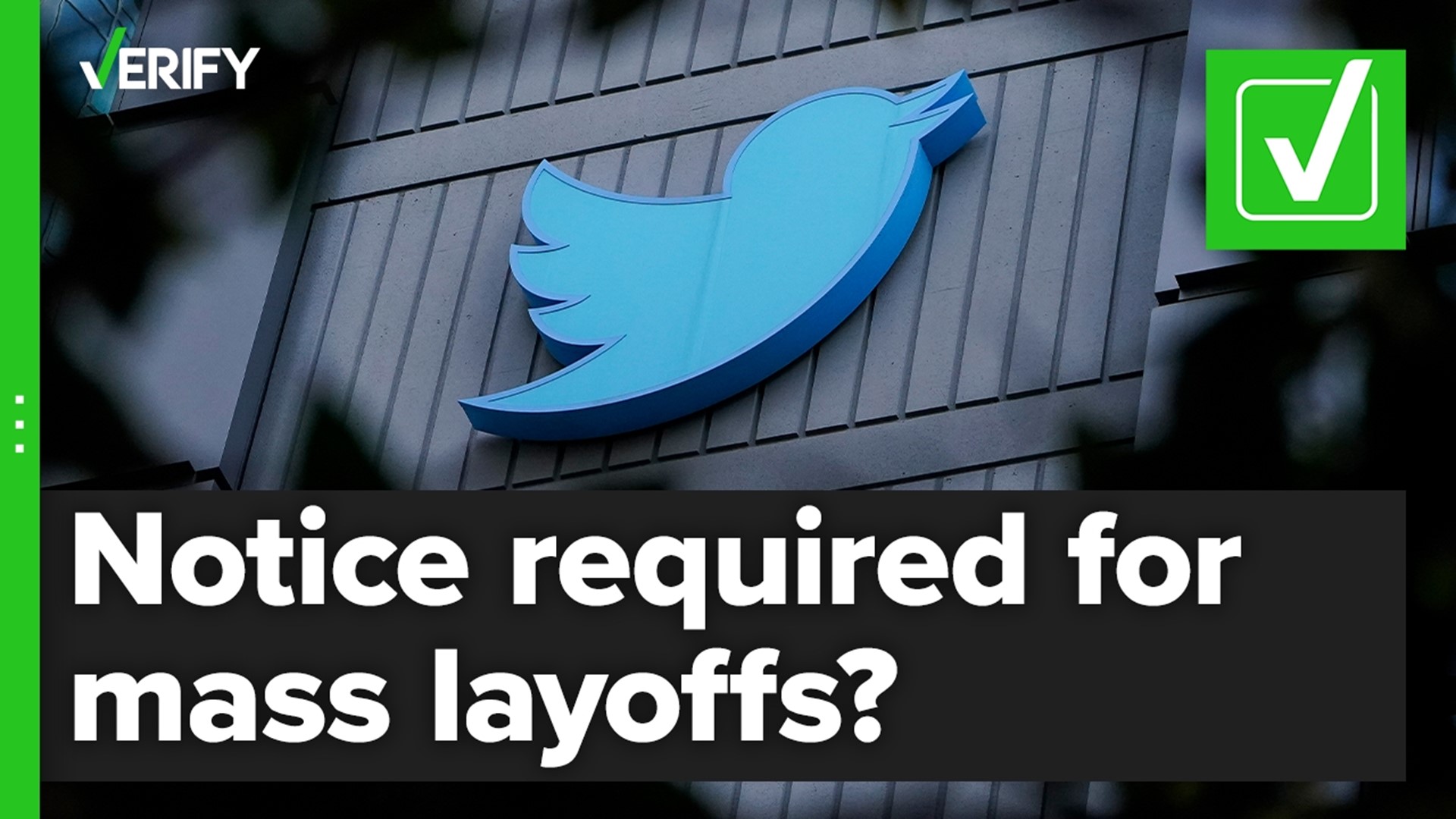 The WARN Act requires large employers to give 60 days’ notice before laying off a large portion of their workforce.