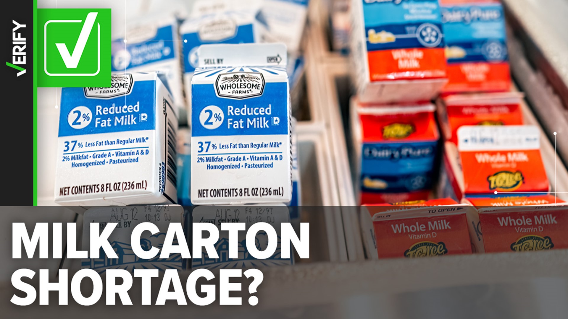 Many school districts in the U.S. are unable to obtain milk in half pints for their school meal programs due to the shortage of paper milk cartons.