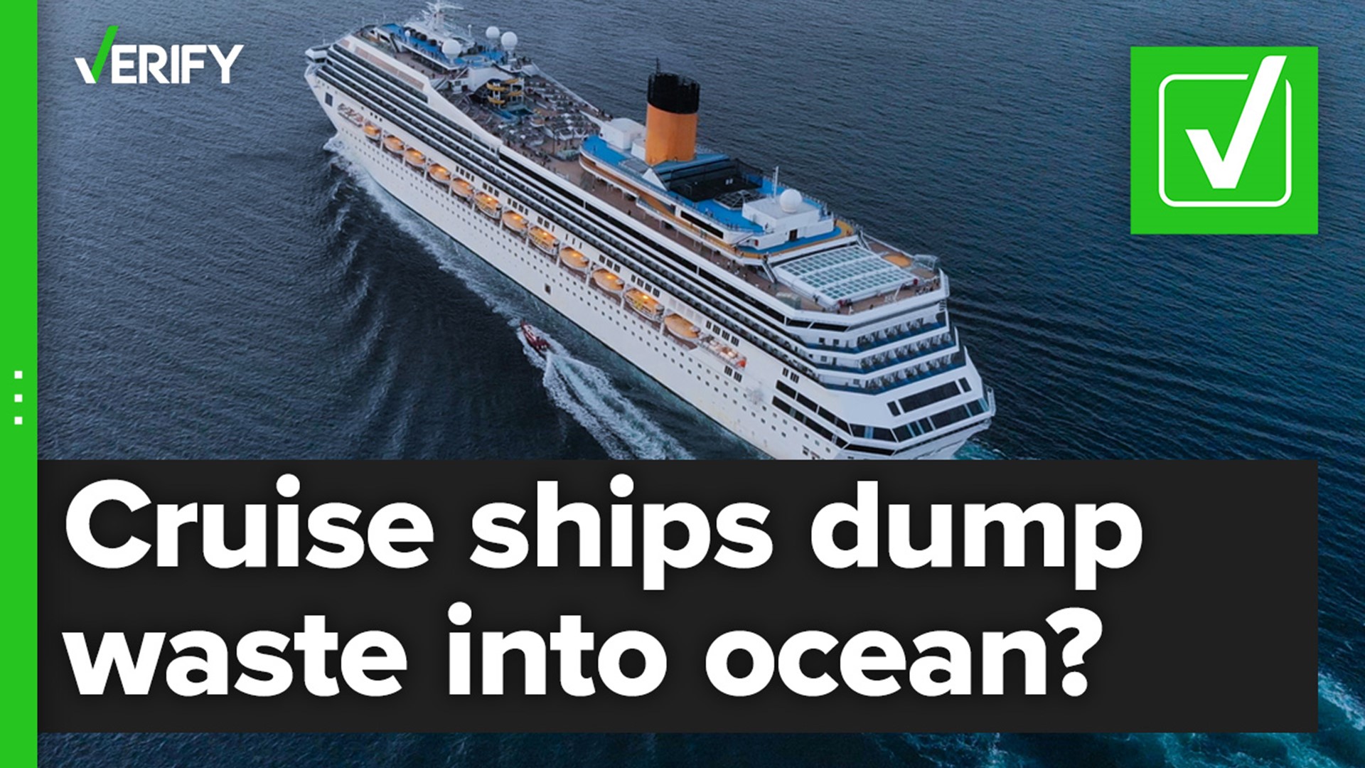 Cruise ships do dispose of waste into the ocean, but each ship must follow specific regulatory requirements when disposing of waste, according to the EPA.