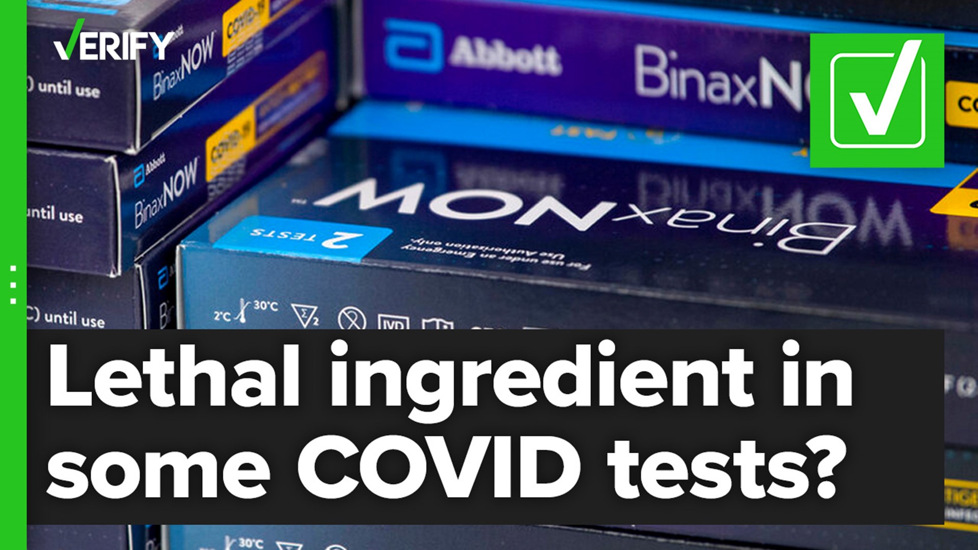 The liquid in some rapid at-home COVID-19 tests contains a small amount of the toxic chemical sodium azide, but they are safe when used properly.