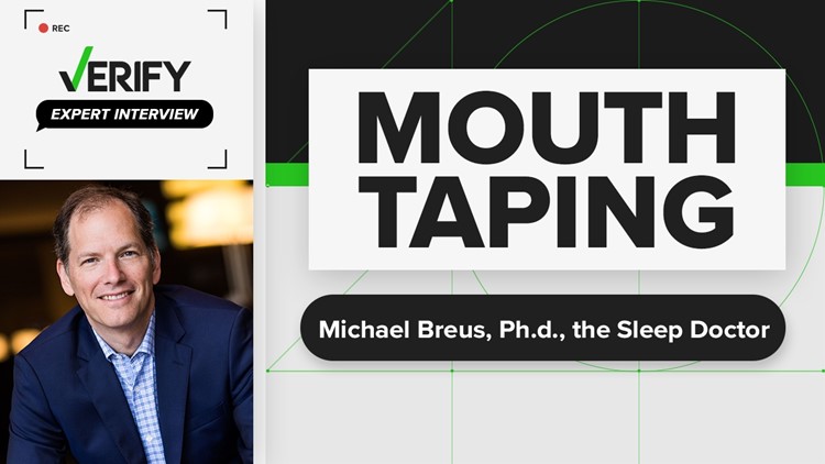 'Mouth taping' as a home remedy for sleep related issues | Expert Interview with Michael Breus