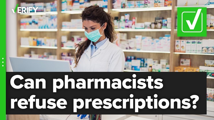 Pharmacists can legally refuse to fill prescriptions
