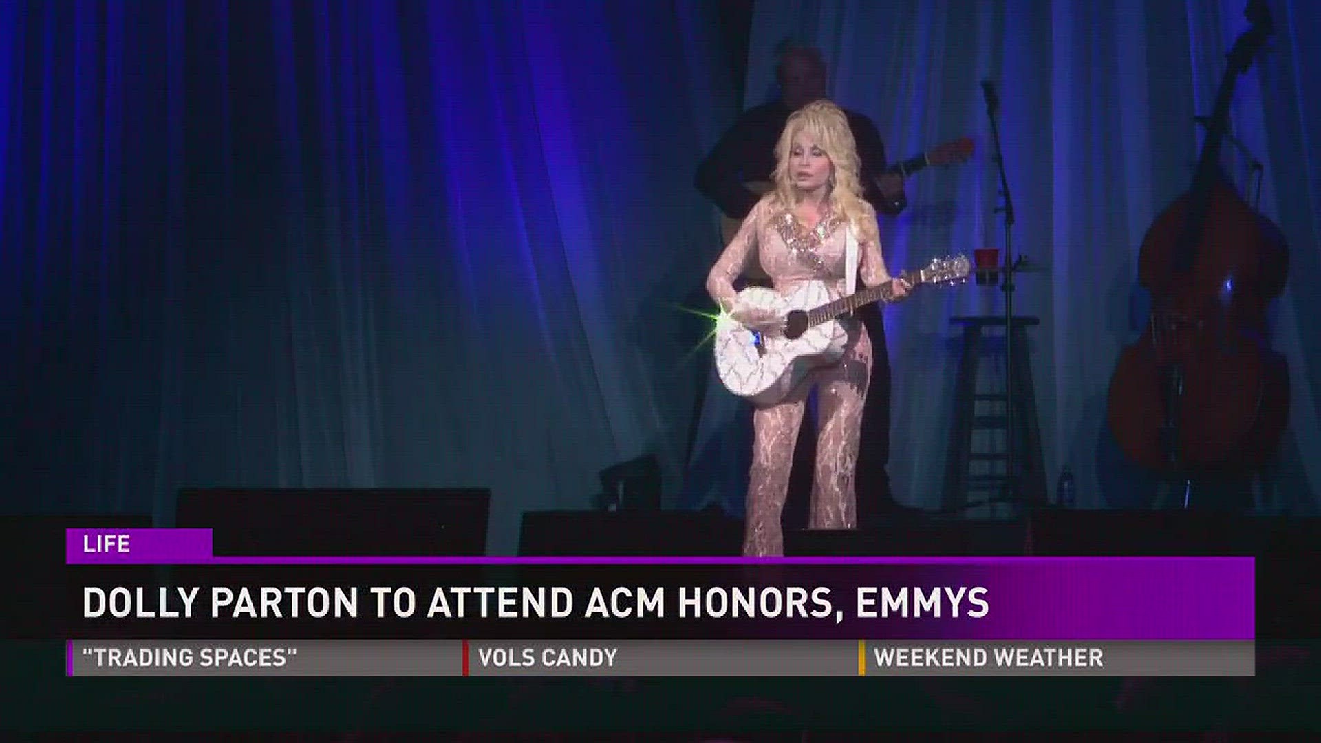 The Sevier County native will make a TV appearance tomorrow on the ACM Honors where she'll accept an award. Two days later...she'll be at the Primetime Emmy awards.