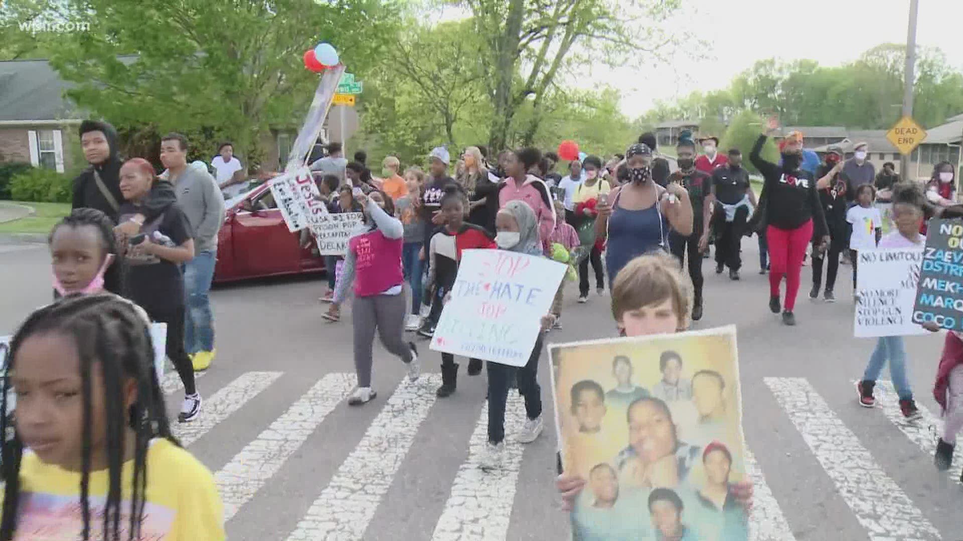 People across the entire city of Knoxville spent the day making their voices heard from caravans through Downtown to youth leading their own march.