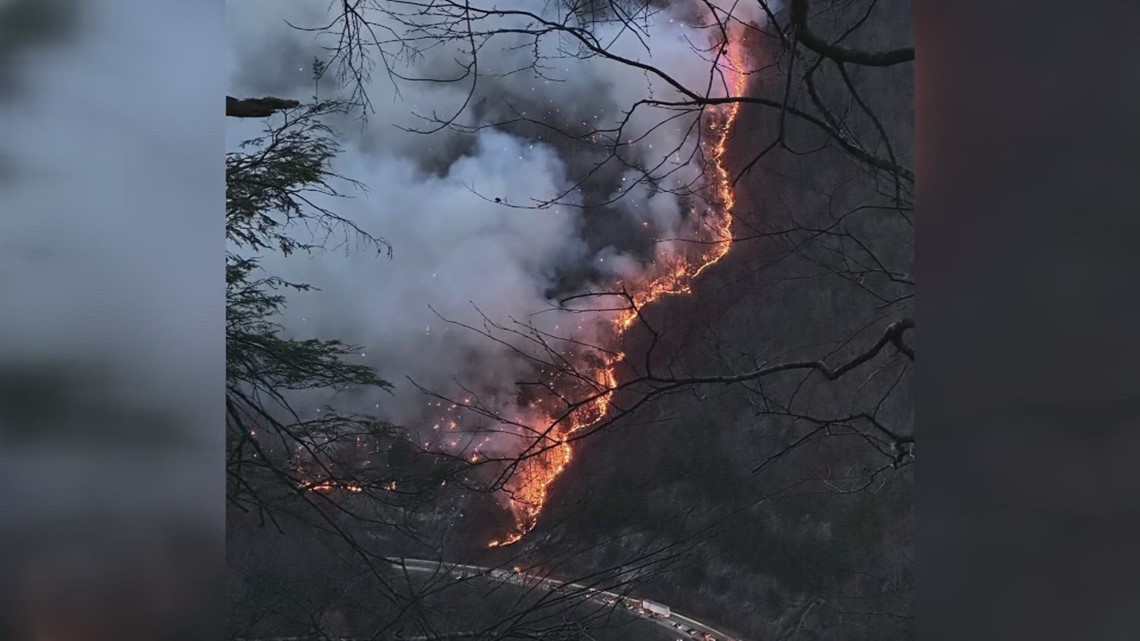Fire Update Black Bear Fire grows along I40 in North Carolina