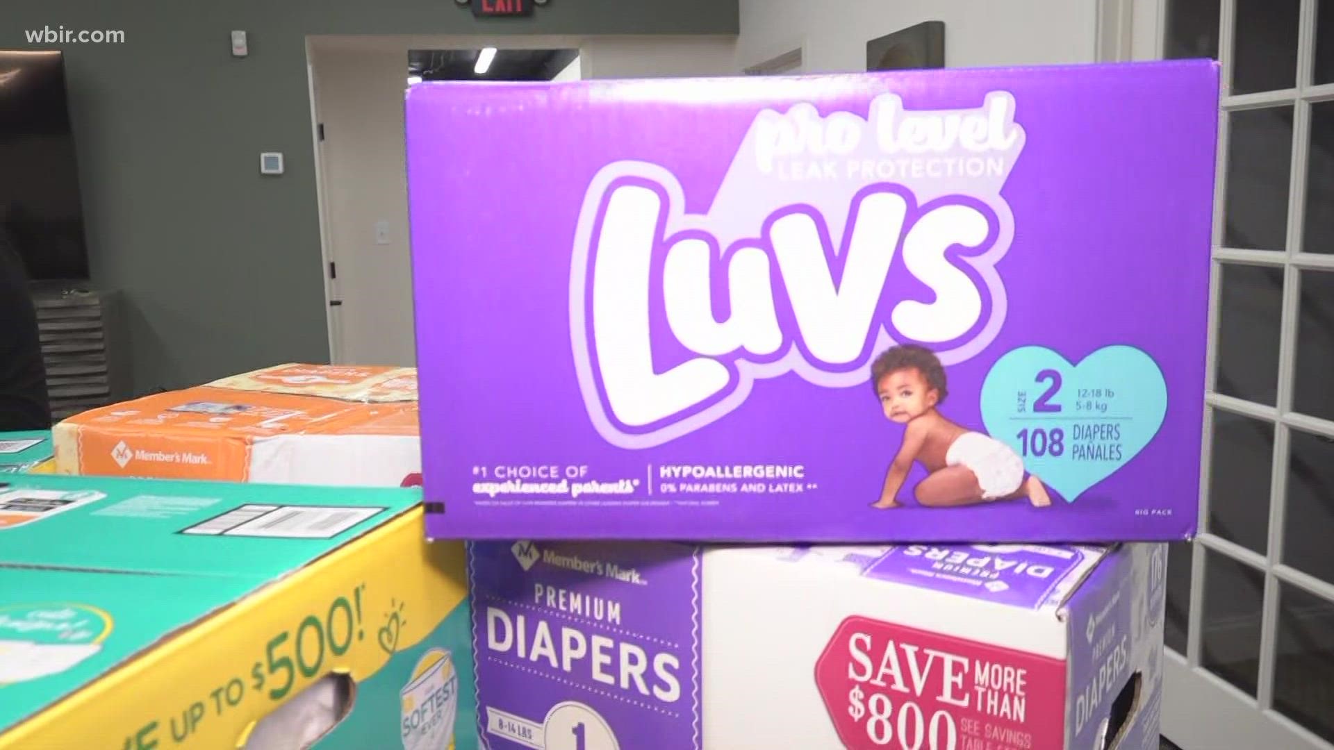 The diaper drive will benefit the East Tennessee Children's Hospital.