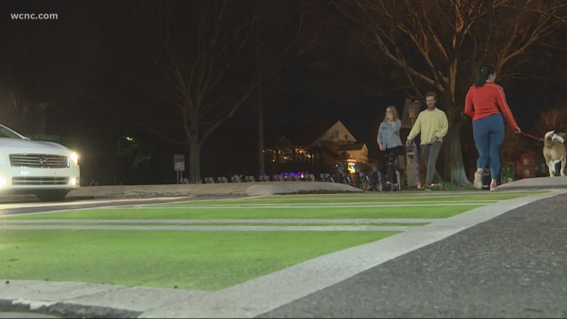 A mom says her daughter was almost hit by a car along West Boulevard, right near the light rail.