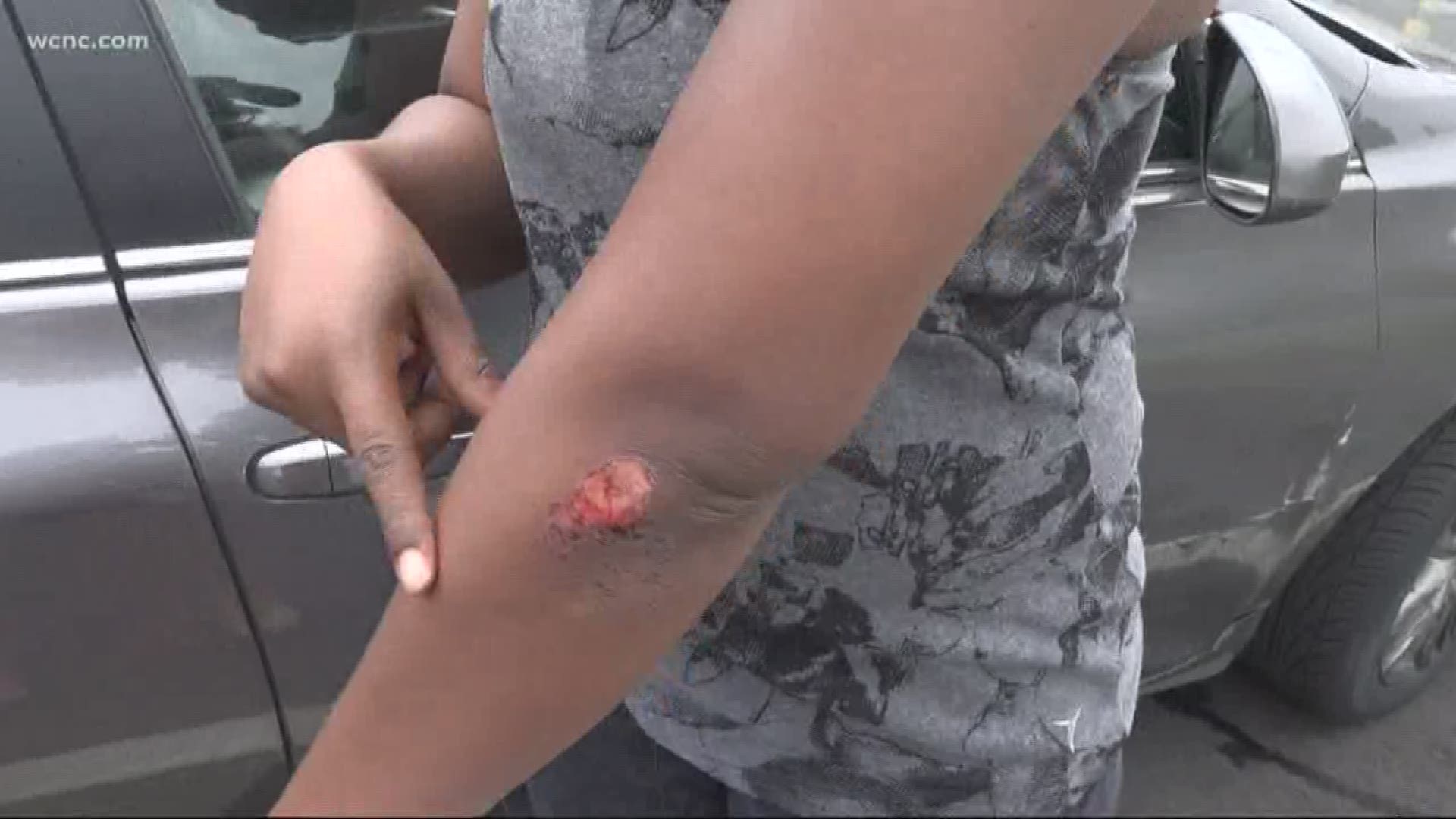 A Charlotte mom on edge after a terrifying road rage incident.