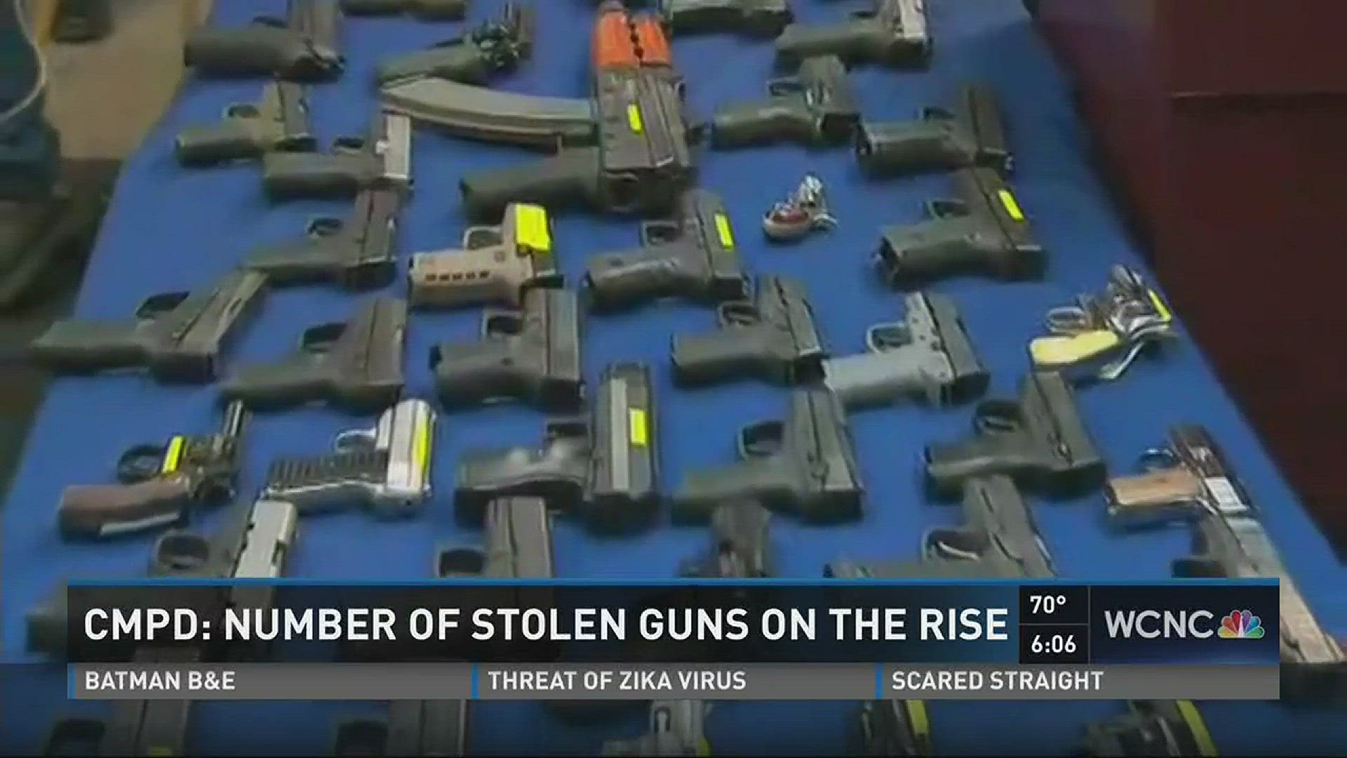 Gun thefts on the rise in Charlotte