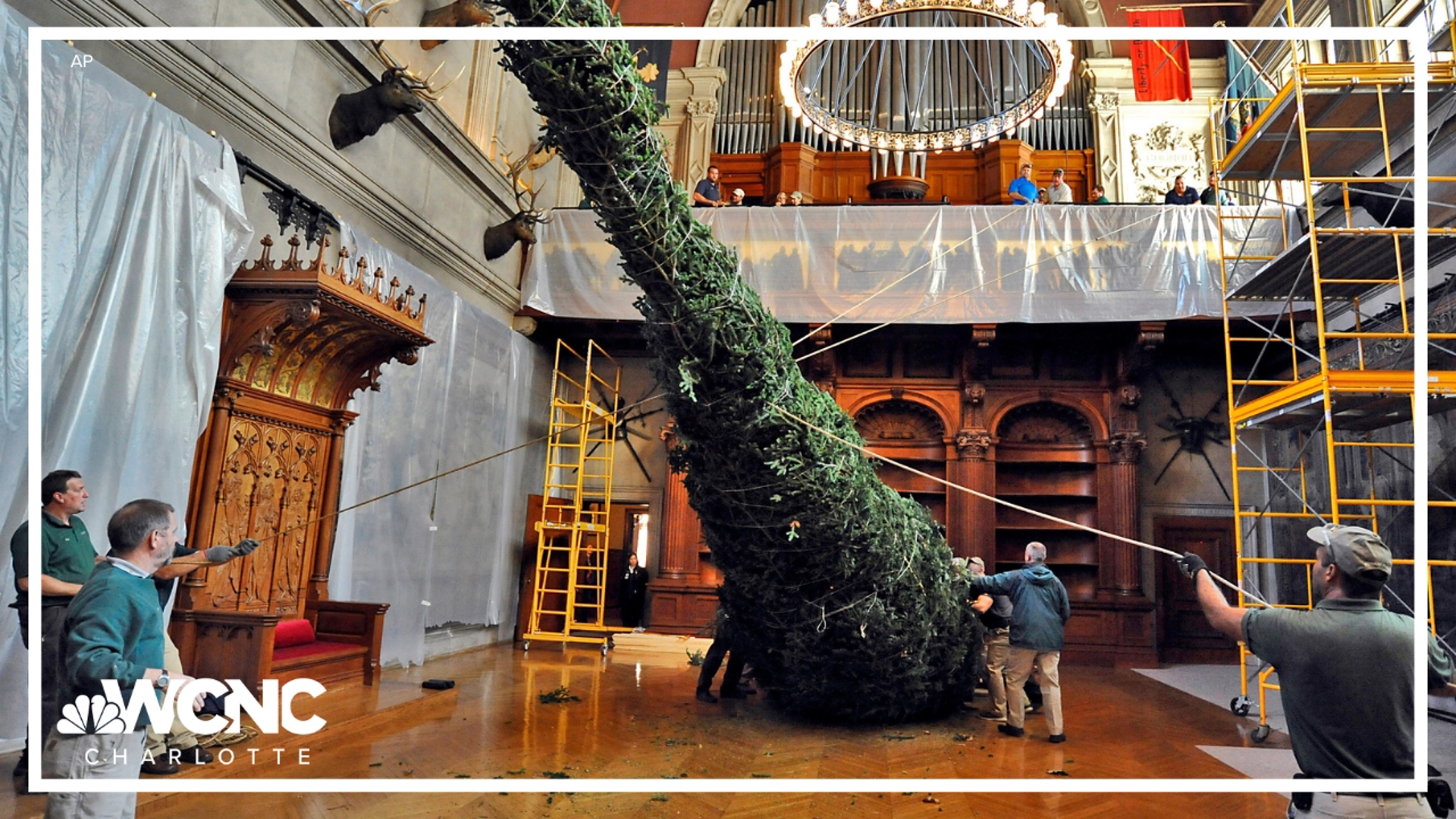 The Biltmore estate is opening for the holiday season. It is the first time they'll be open to the public since Hurricane Helene.