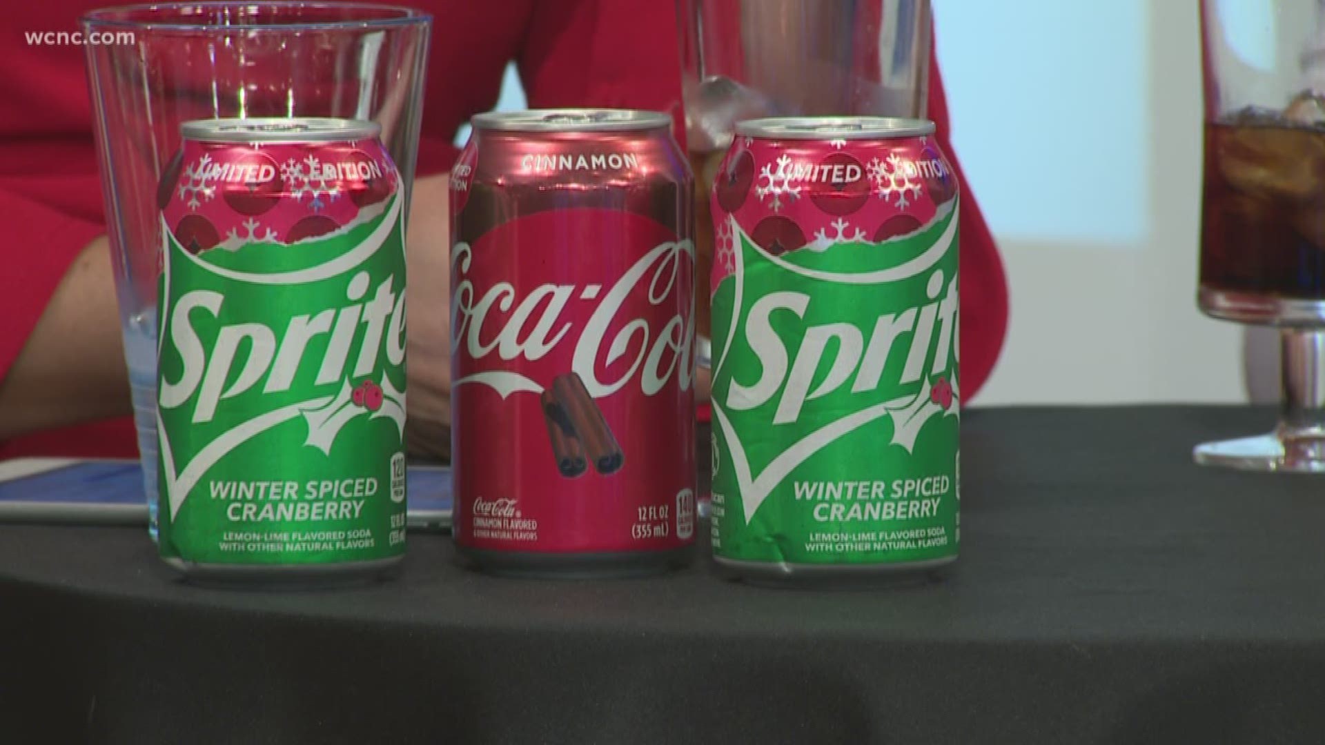 Coca-Cola has released two holiday flavors: Coca-Cola Cinnamon and Sprite Winter Spiced Cranberry.