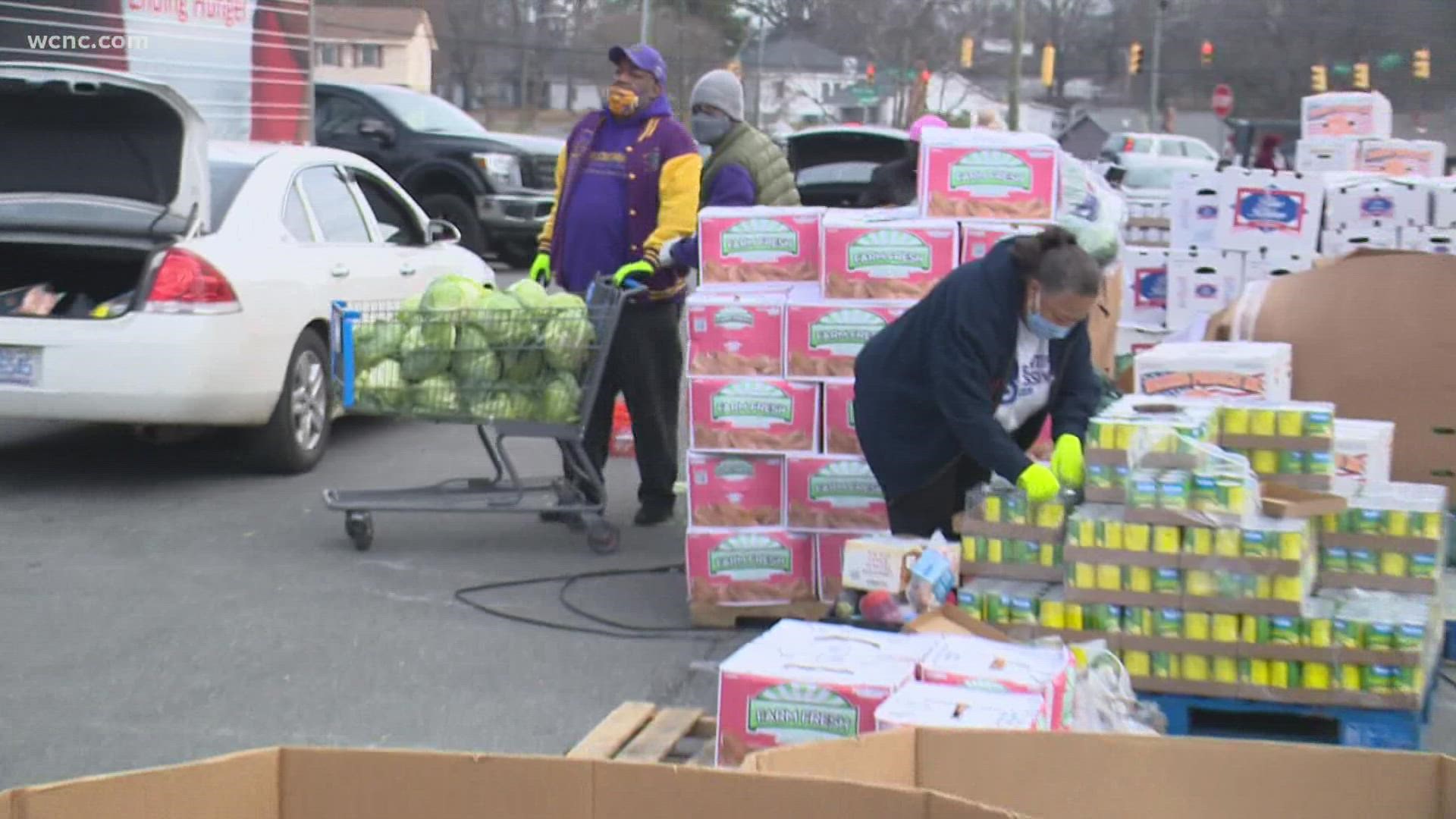 The food pantry has now served more than 300,000 people since the pandemic started.