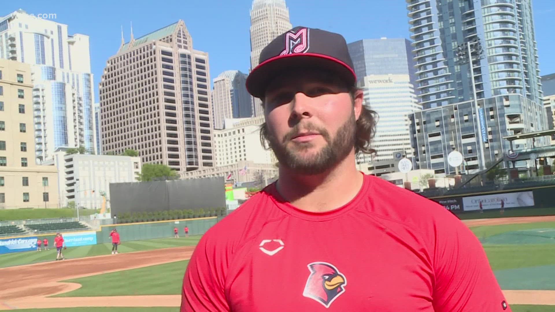 Nick Carboni caught up with him as he prepares to play against the Charlotte Knights.
