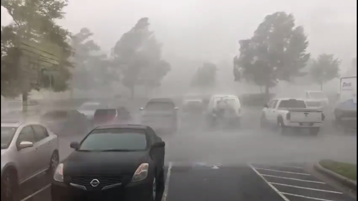 Severe storms in Charlotte, Lake Norman bring hail, wind