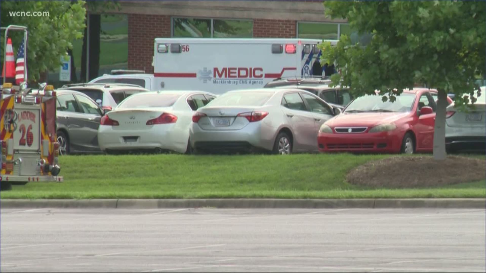 Medic evaluated more than two dozen workers at Regency Executive Business Park on Friday.