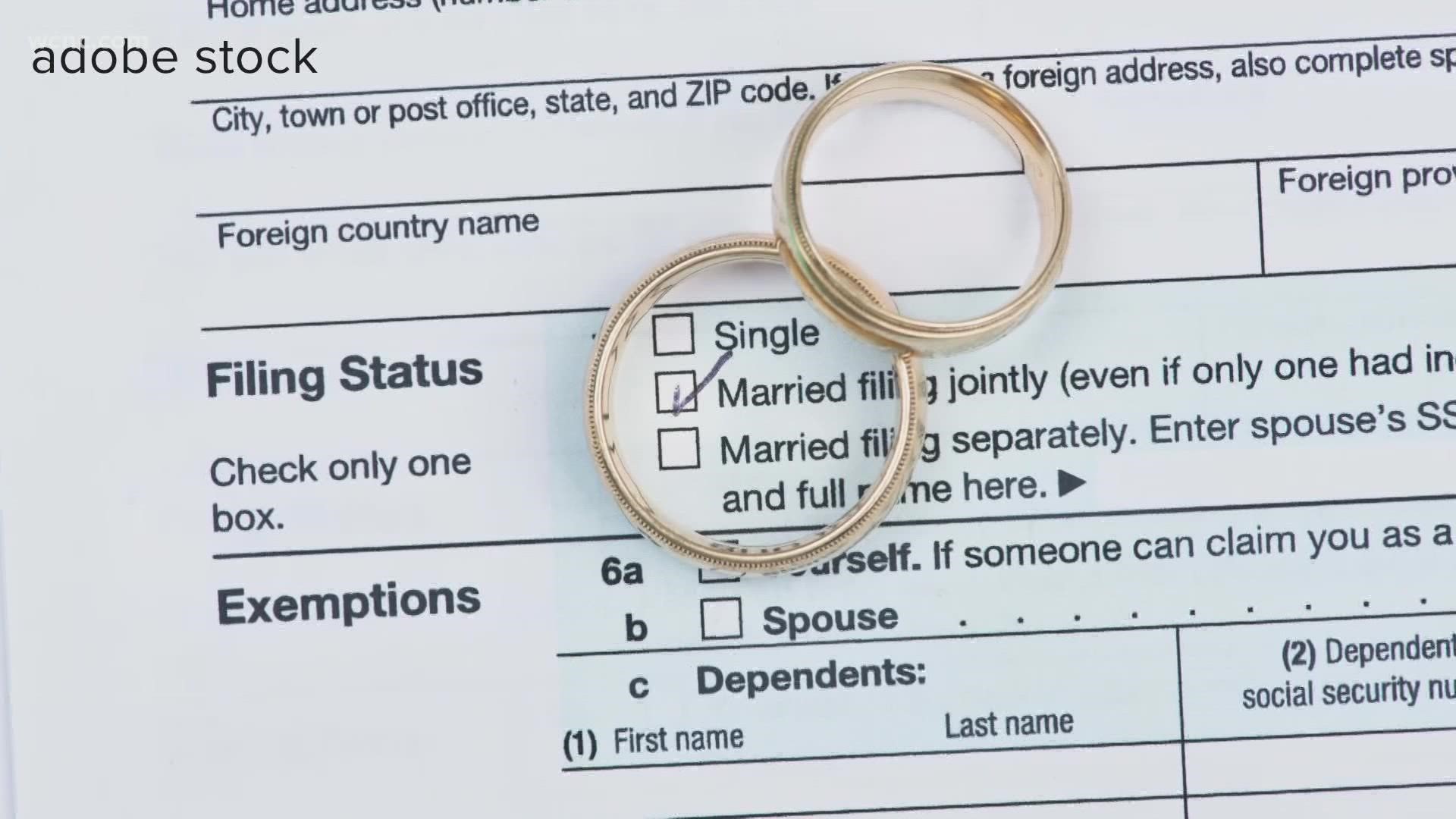 Can married couples file taxes as single? VERIFY