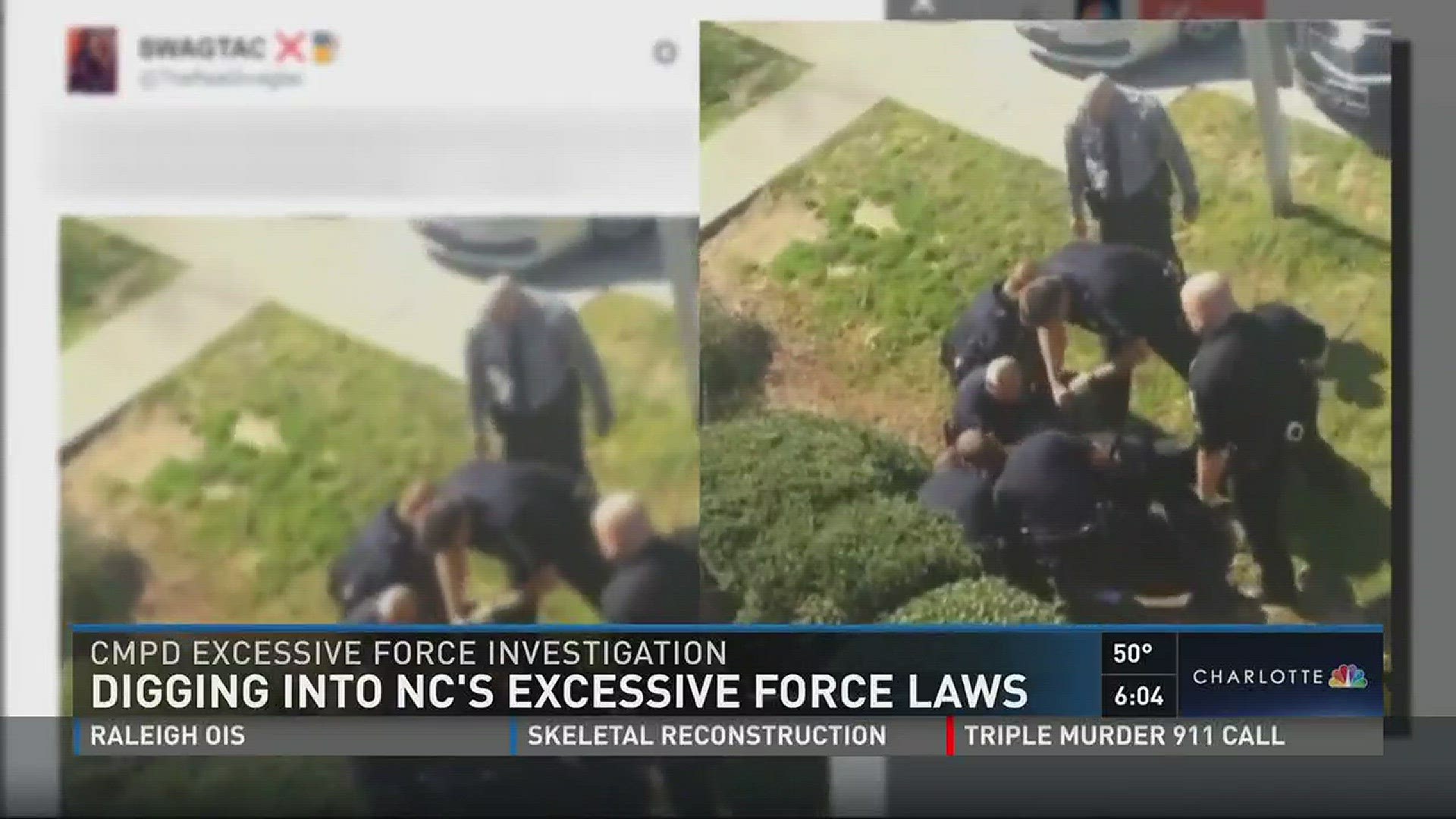 A video appearing to show CMPD officers punching a suspect has triggered an investigation regarding excessive use of force by officers.