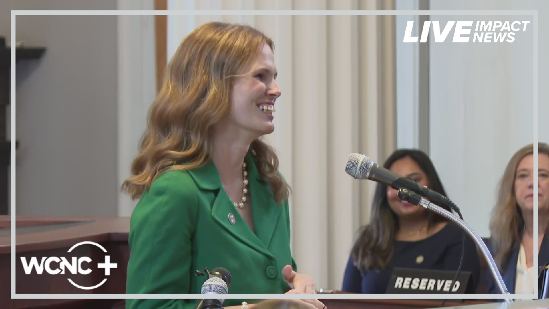 Supreme Court Justice Allison Riggs was sworn in Tuesday for an eight-year term on the North Carolina Supreme Court after a months-long legal battle for the seat.