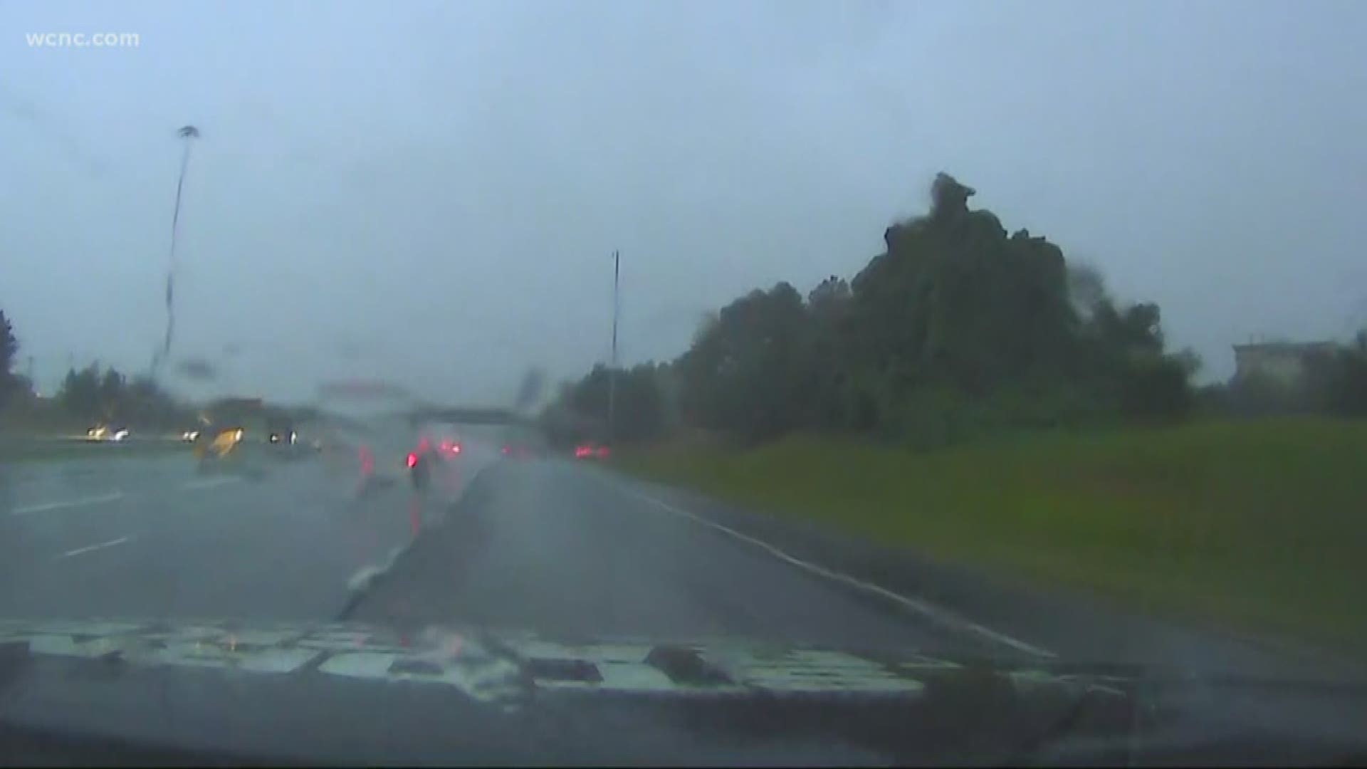 Our crew in the Chevy Storm Tracker saw significant ponding on I-77.