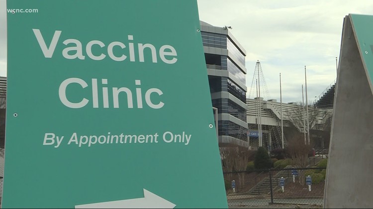 A year ago mass vaccine events started in Charlotte area
