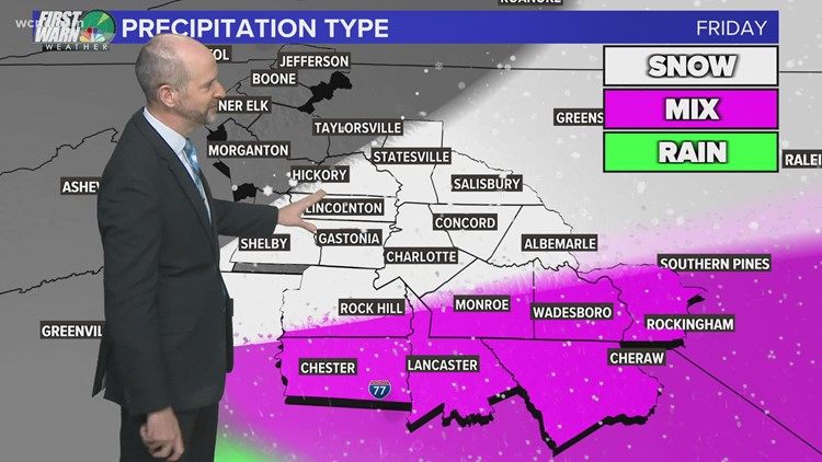 Another winter storm on the way for the Carolinas