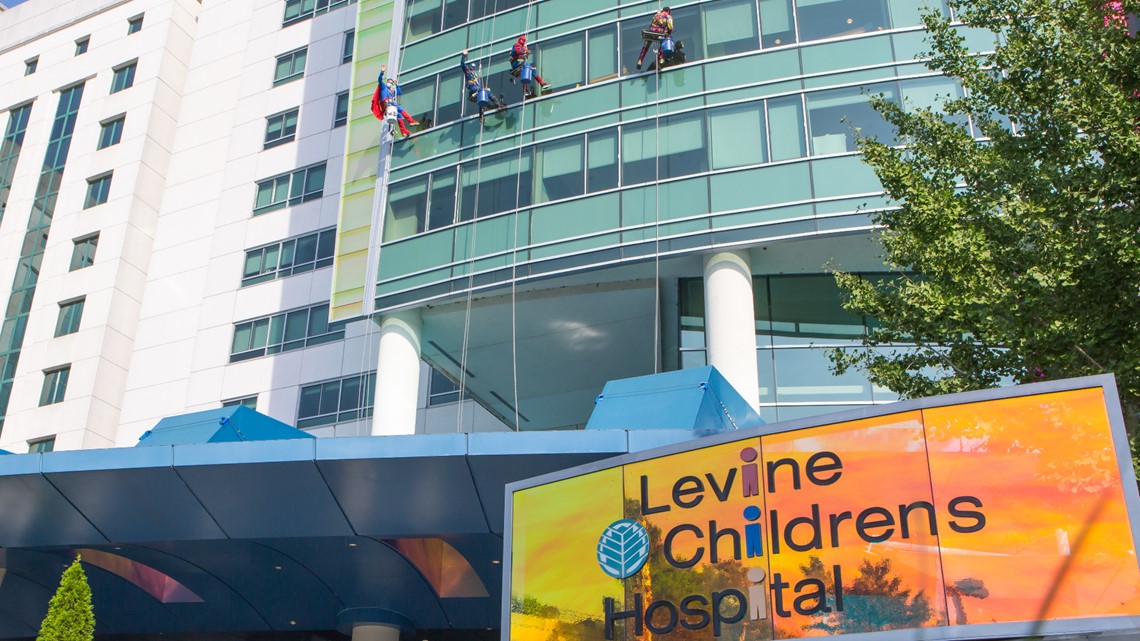 Superheroes Visit Kids At Levine Children's Hospital In Charlotte ...