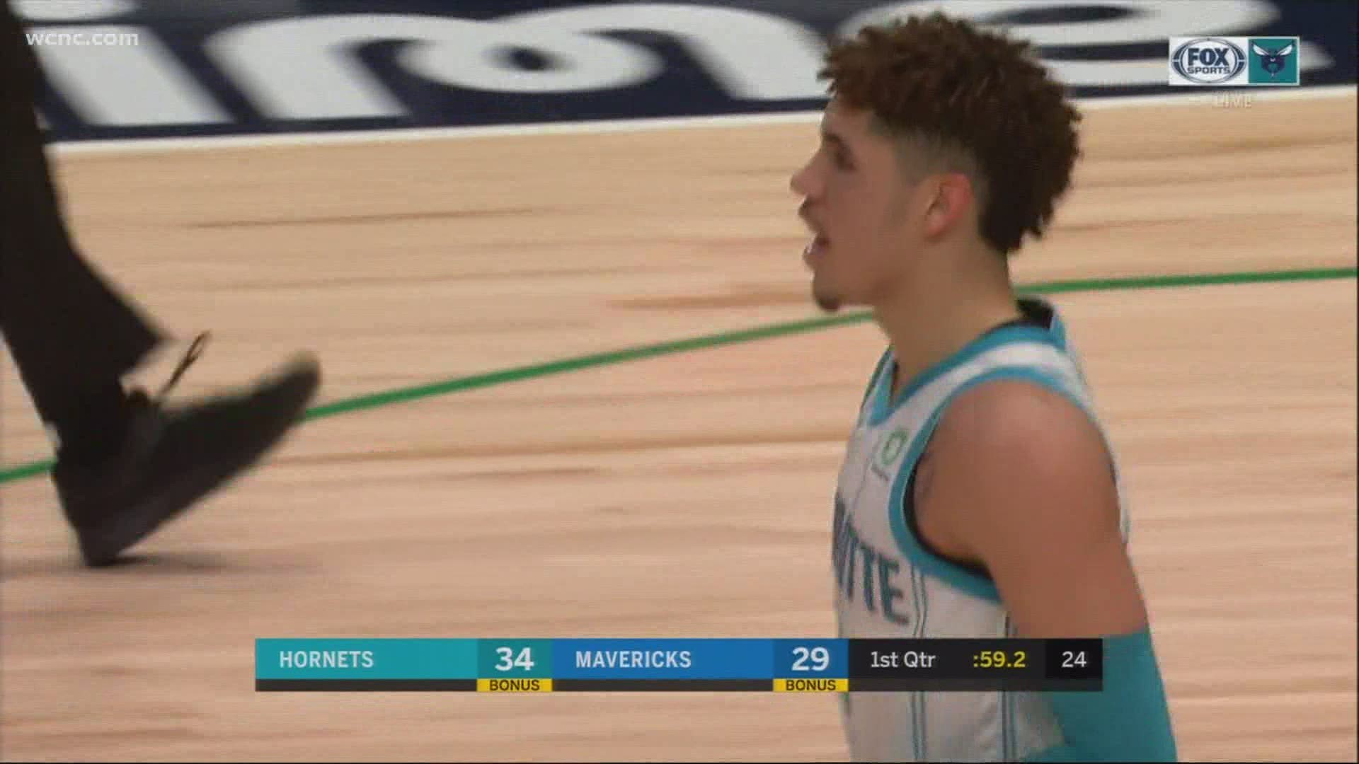 LaMelo Ball scored 22 points, Miles Bridges had 20 points and 16 rebounds and the Charlotte Hornets blew out Dallas 118-99 in the Mavericks’ home opener.