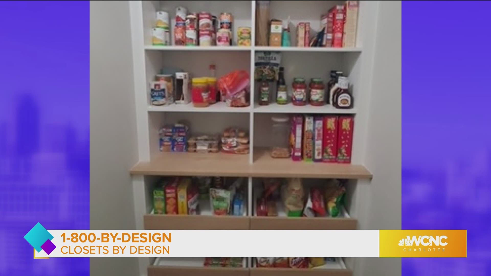 Get organized and build the pantry of your dreams with Closets by Design