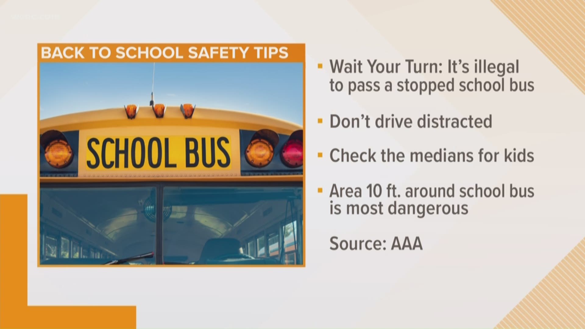 If you're driving through South Carolina Monday, you'll want to be more careful with school buses filling the roads getting kids to and from school.