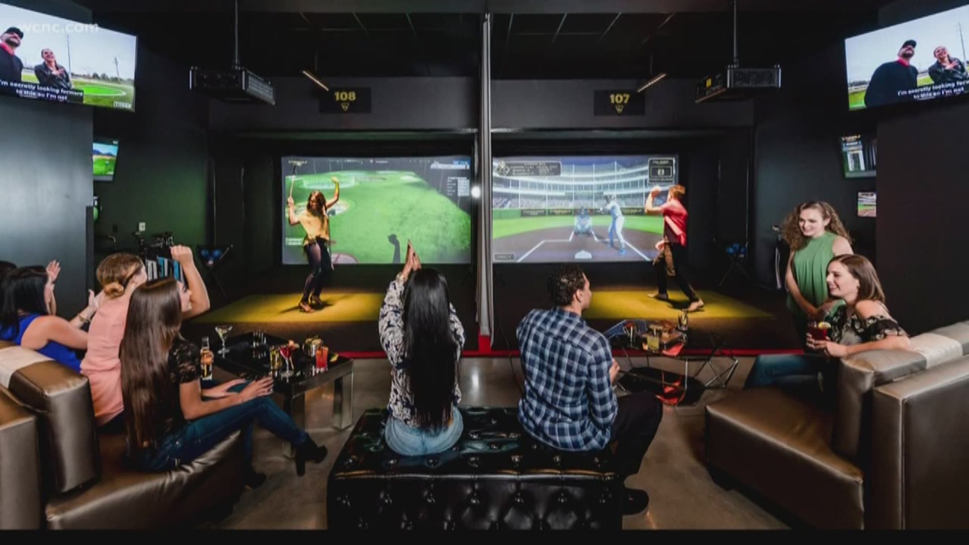Unlike the other Charlotte locations, the spot in uptown won't have a full driving range, but state-of-the-art simulators for friends to enjoy.