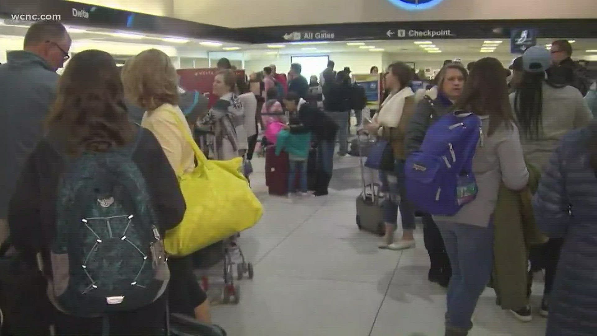 128,000 travelers are expected at Charlotte Douglas