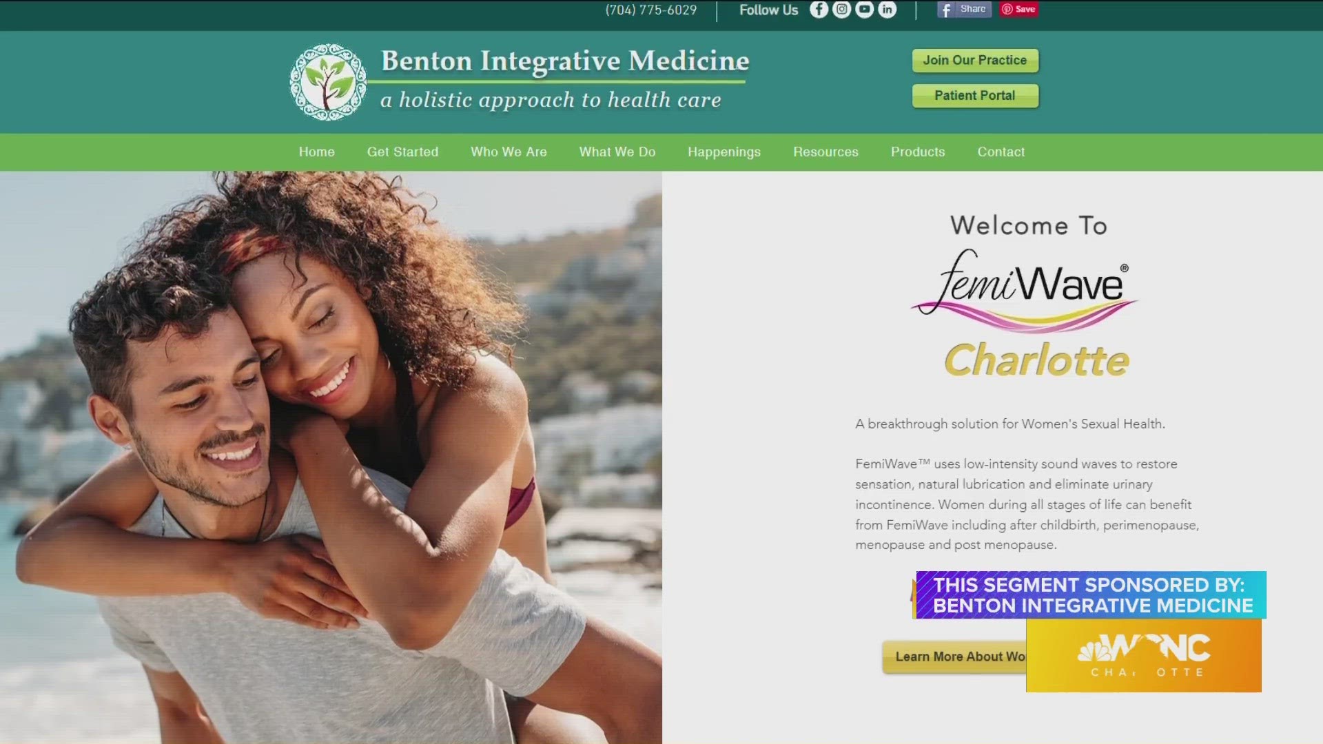 Gainswave and Femiwave therapies sponsored by Benton Integrative Medicine